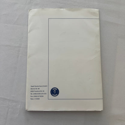1988 Saab Press Kit Brochure Photos Saab 900 Turbo Cabriolet Convertible GERMAN