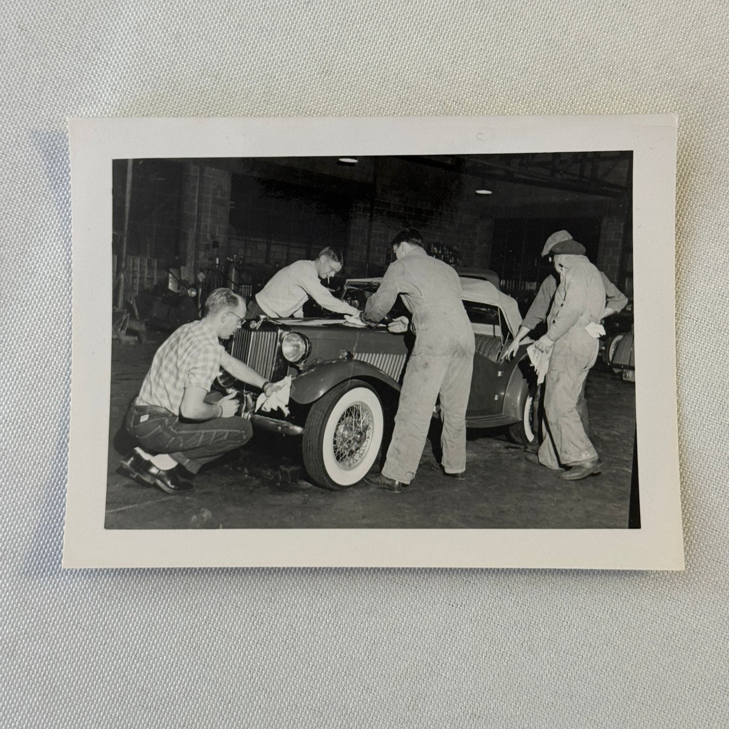 Vintage MG Roadster Car Photo Photograph Print Lot 13x 1953