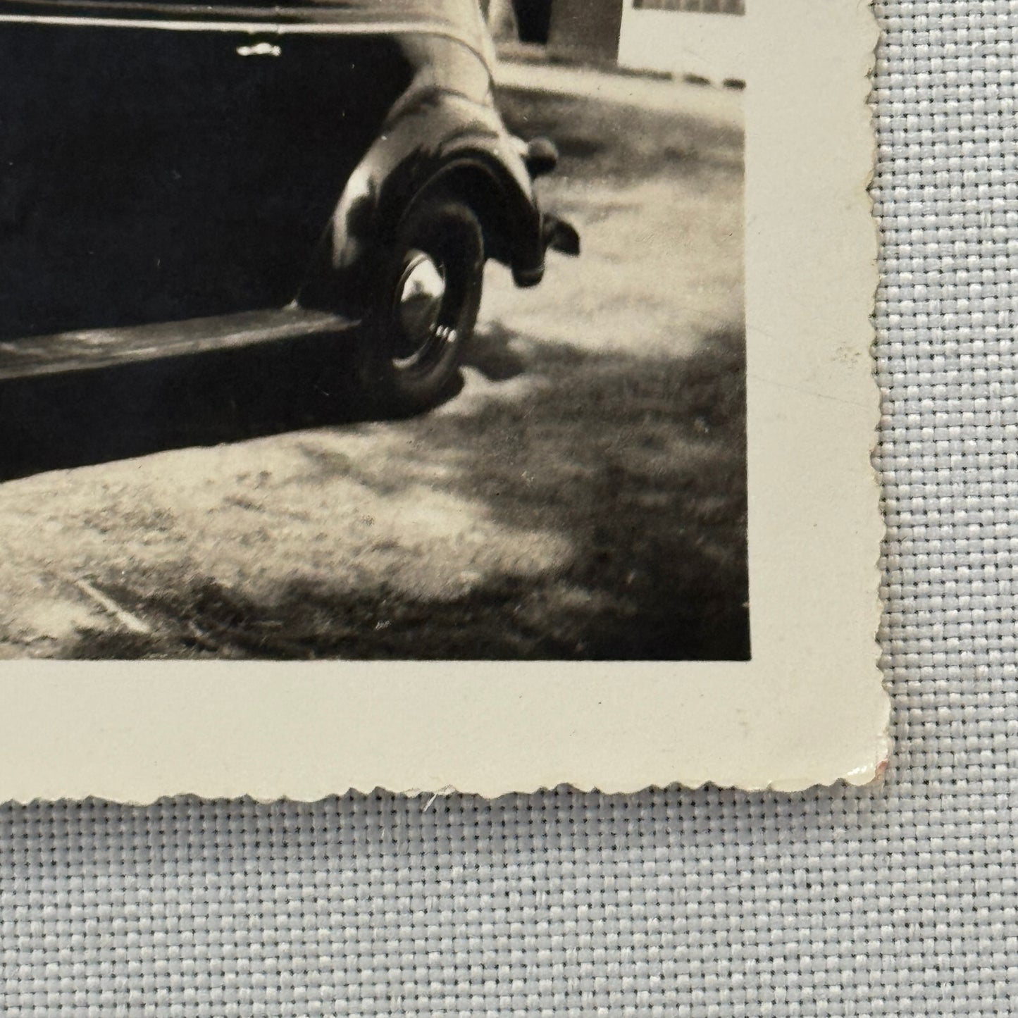 Vintage Car Automobile Snapshot Photo Photograph Woman with Car DS24 Quebec