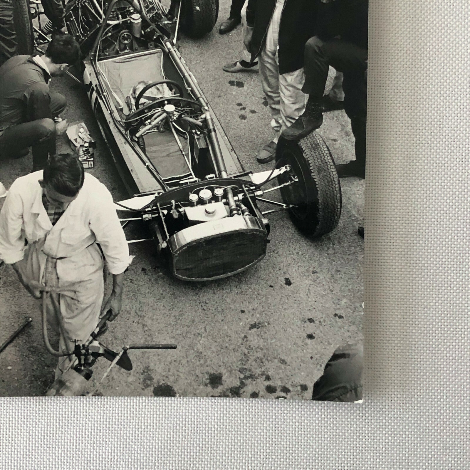 1962 Lotus 25 Climax Racing Car Press Photo Photograph - Jos Reinhard 