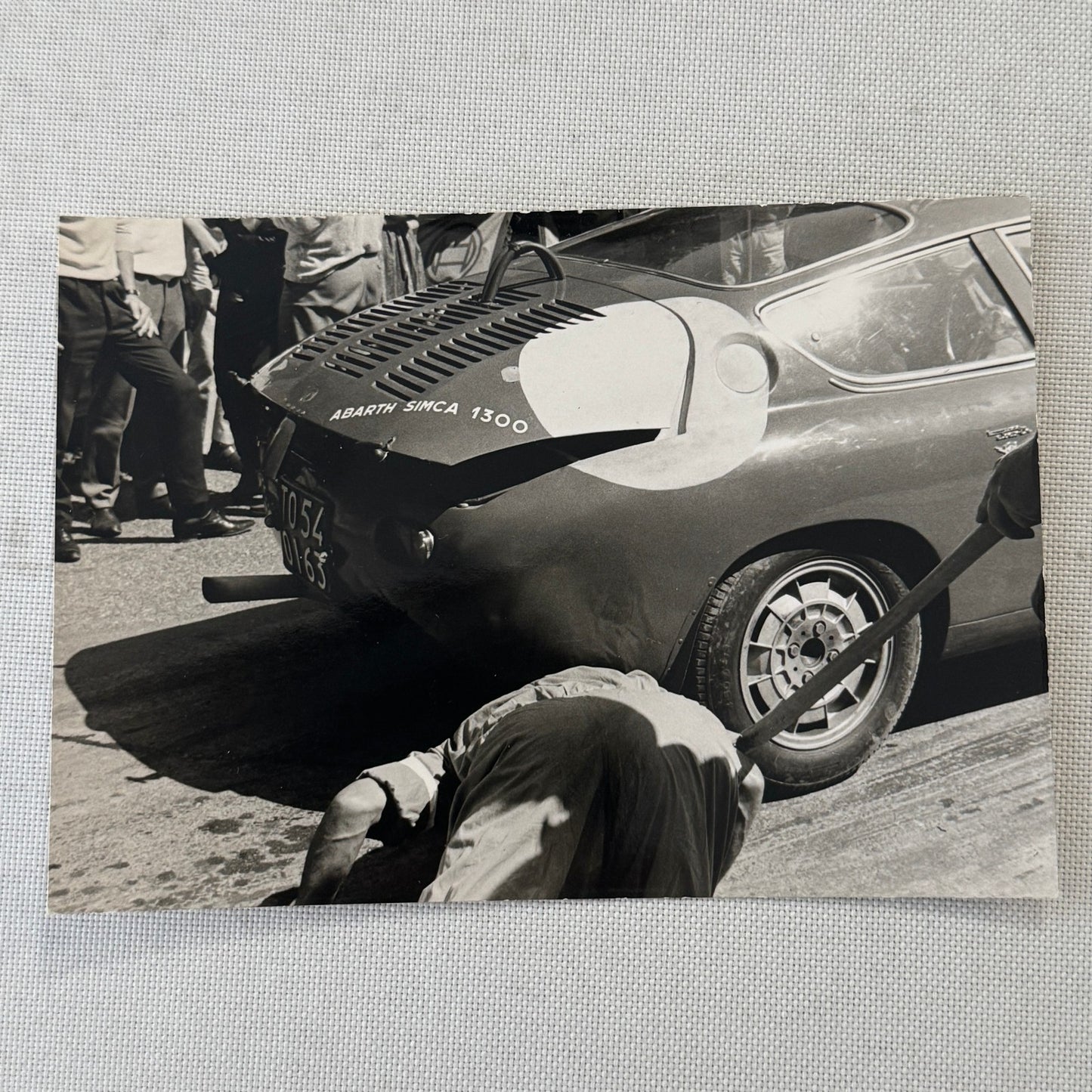 Abarth Simca 1300 Racing Car Photo Photograph Vintage Print