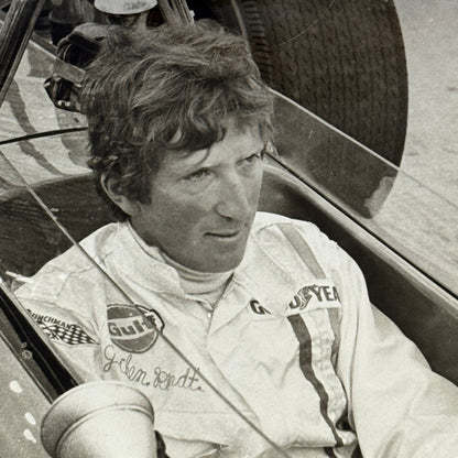 Vintage Racing Photo 1968 Jochen Rindt Racing Driver Motorsport