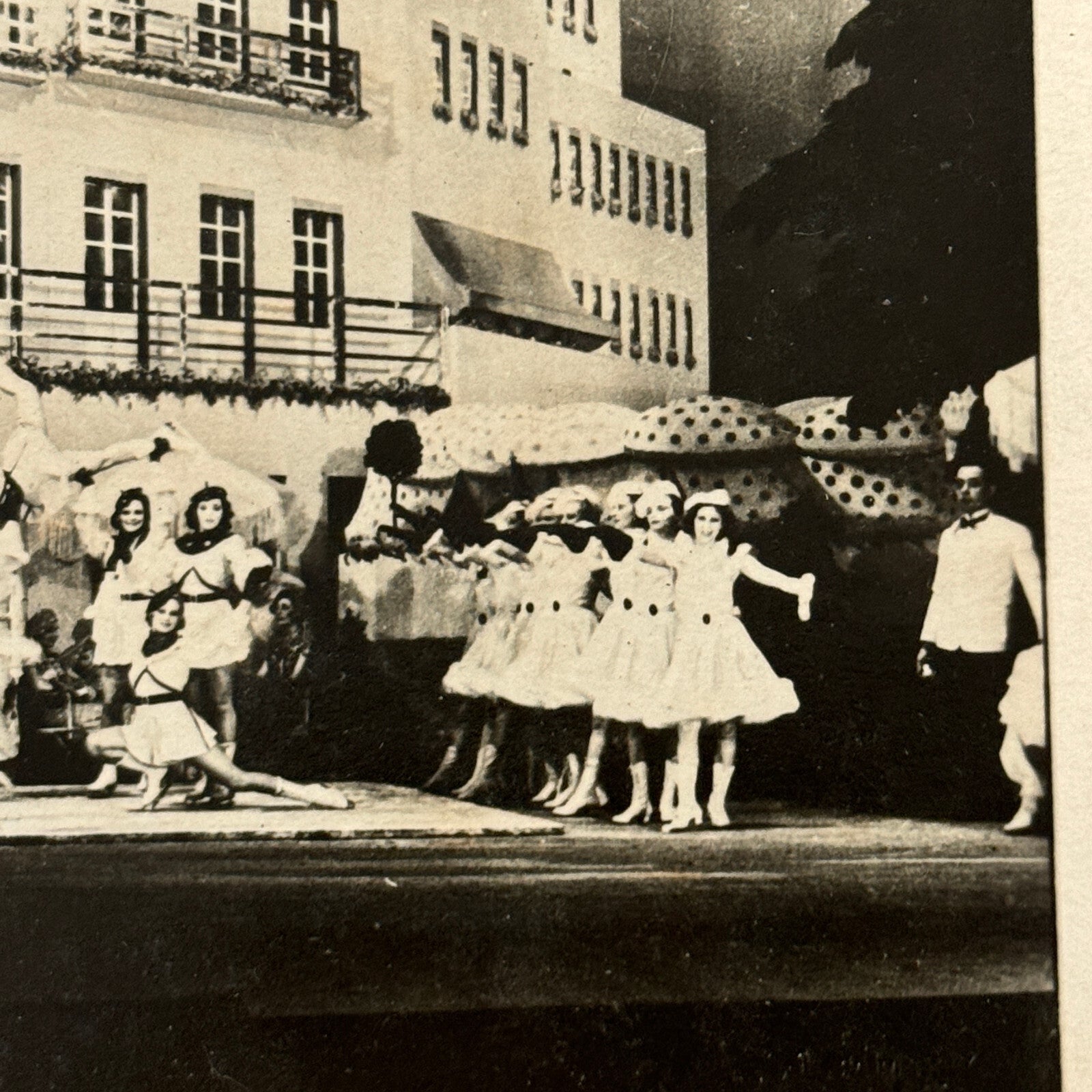 Vintage Circus Performer Postcard Post Card The Jewels Ice Skating Girls Skate