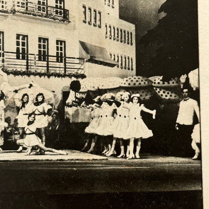 Vintage Circus Performer Postcard Post Card The Jewels Ice Skating Girls Skate