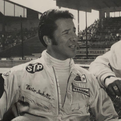 Vintage Indy Indianapolis Racing Photo Photograph 1971 Al Unser Mario Andretti +