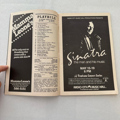 Lend Me A Tenor Cast Signed Program Playbill 1990 6x Signatures