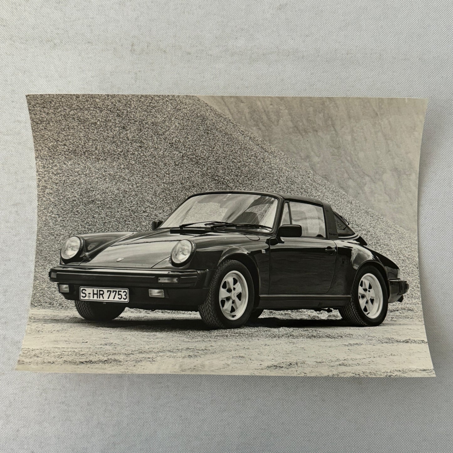 Porsche 911 Carrera Targa Car Factory Press Photo Photograph Werkfoto German