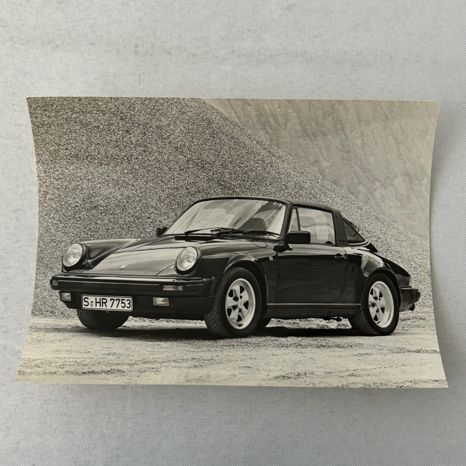 Porsche 911 Carrera Targa Car Factory Press Photo Photograph Werkfoto German