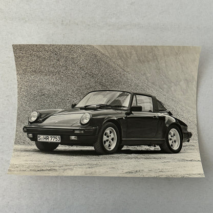 Porsche 911 Carrera Targa Car Factory Press Photo Photograph Werkfoto German