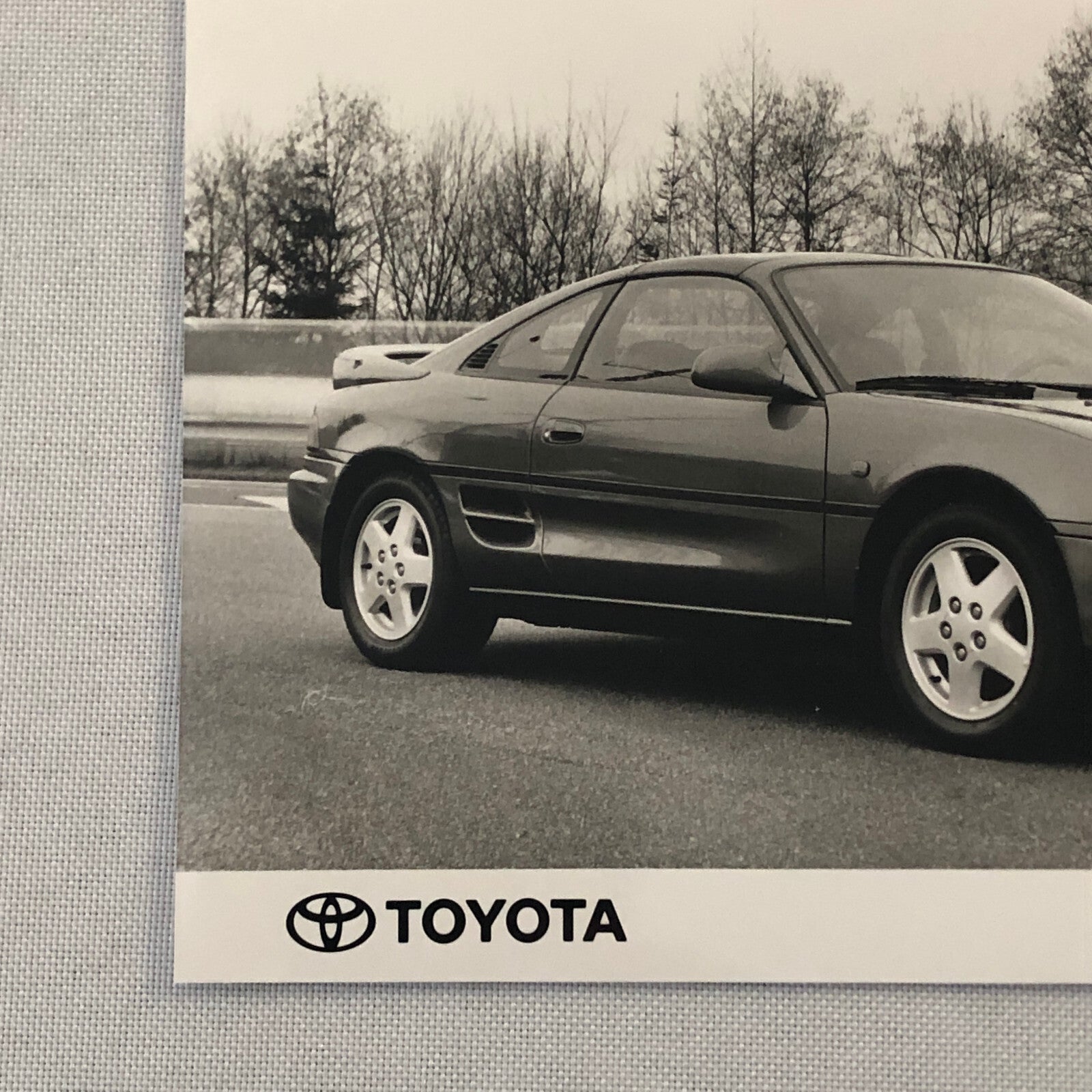 Vintage Toyota MR2 Car Factory Press Photo Photograph