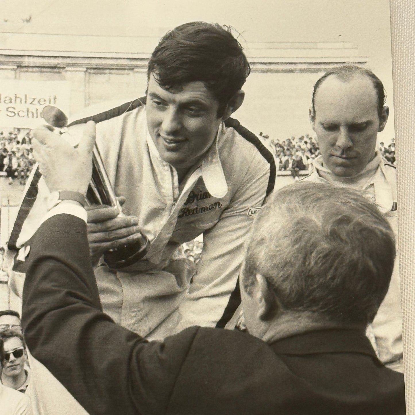 Vintage Racing Photo Brian Redman David Piper Dick Attwood 1968 Photograph