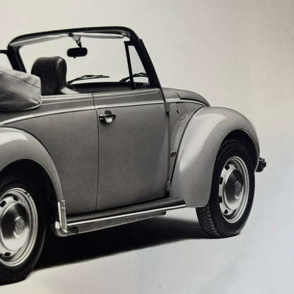 Vintage Volkswagen Beetle Convertible VW Bug Car Photo Photograph Cabriolet