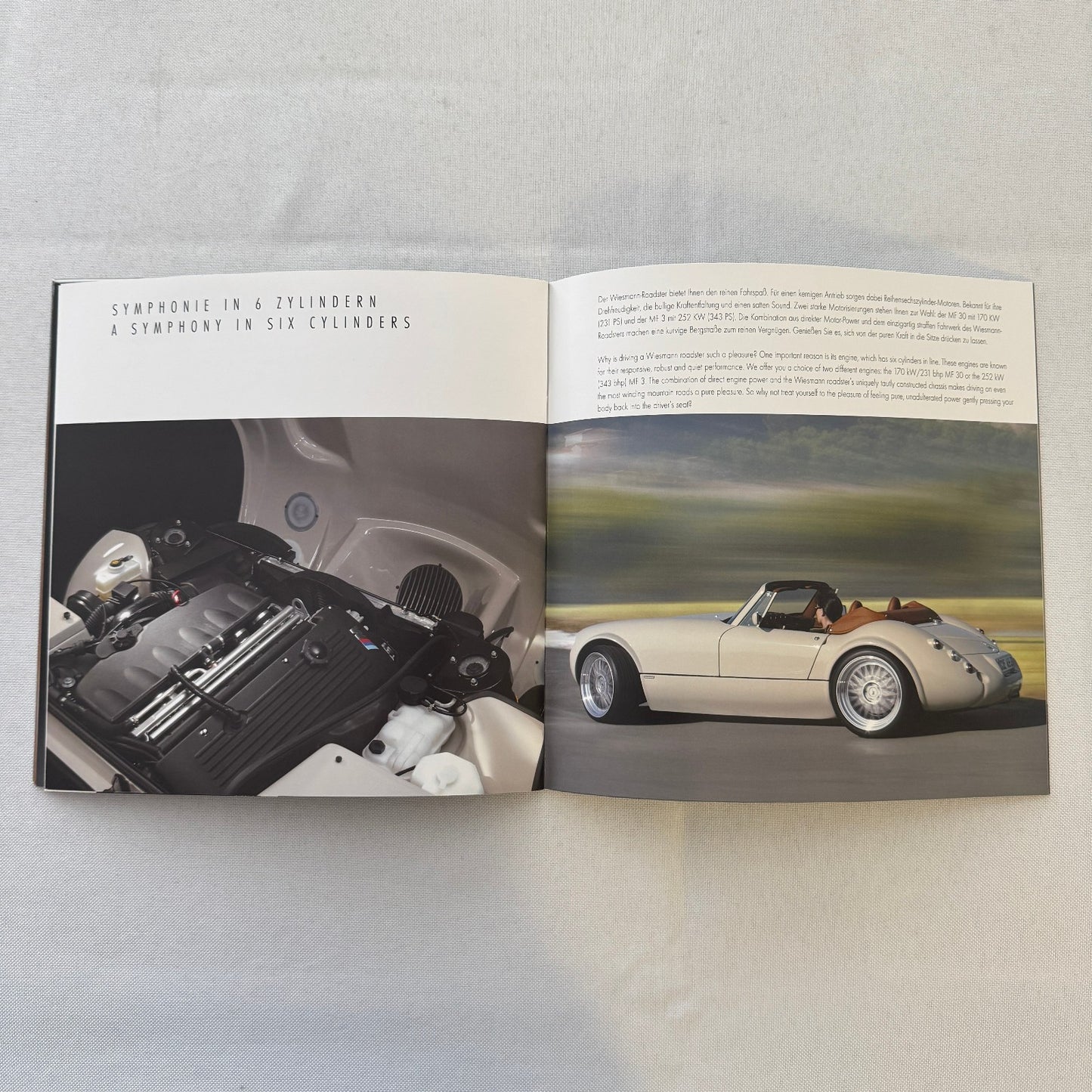 Wiesmann Roadster Sports Car Sales Brochure Catalog Advertising