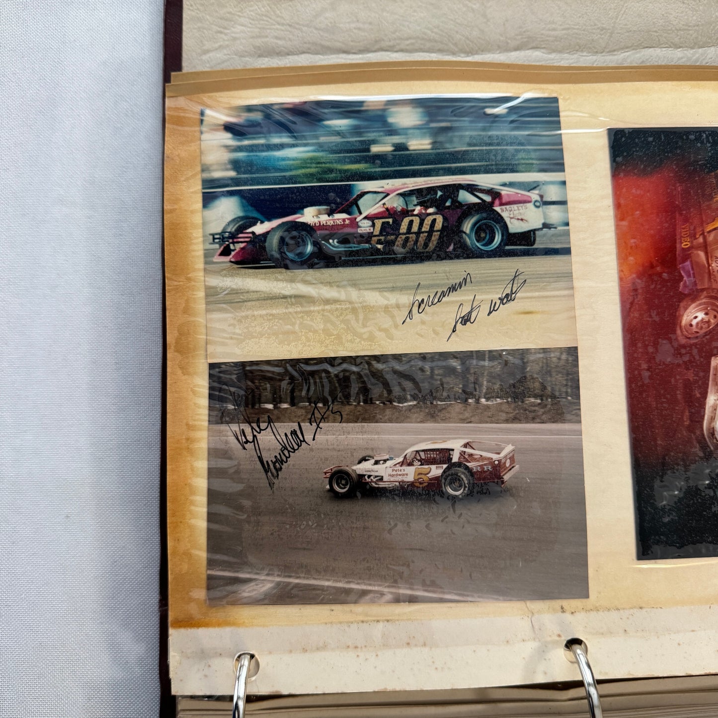 1990 Stock Car Racing Scrapbook Stockcar NASCAR Vintage Over 100 Photographs