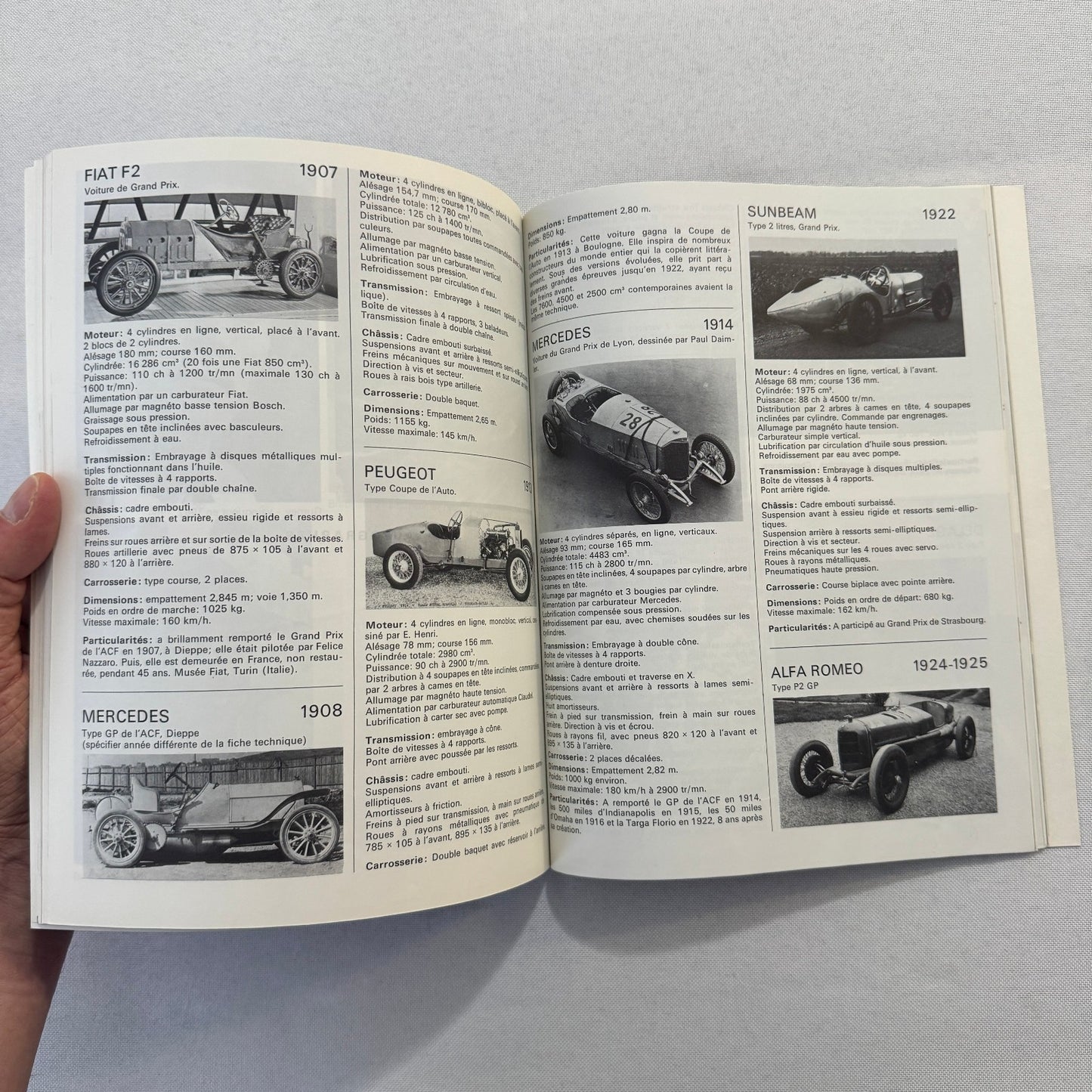 1974 Automobile Club de France 80th Anniversary Press KIt Brochure Bugatti +