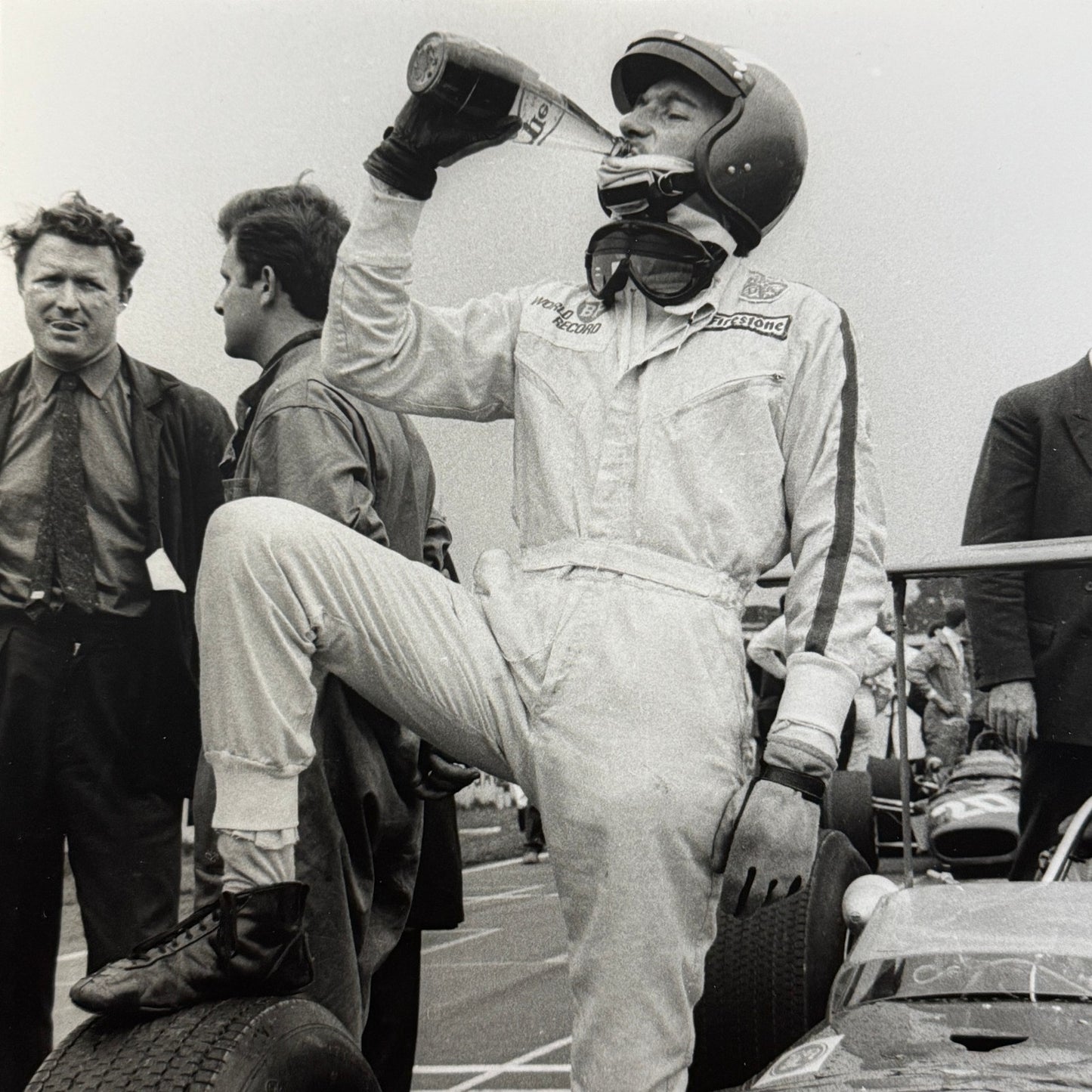 1968 British Grand Prix Jo Siffert Racing Driver Photo Photograph Modern Print