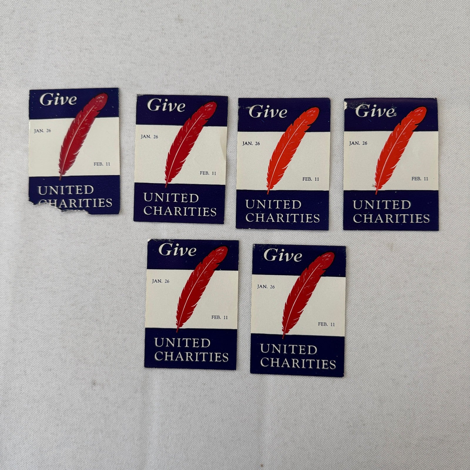 Give United Charities Charity Vintage Label Lot 40x 1941