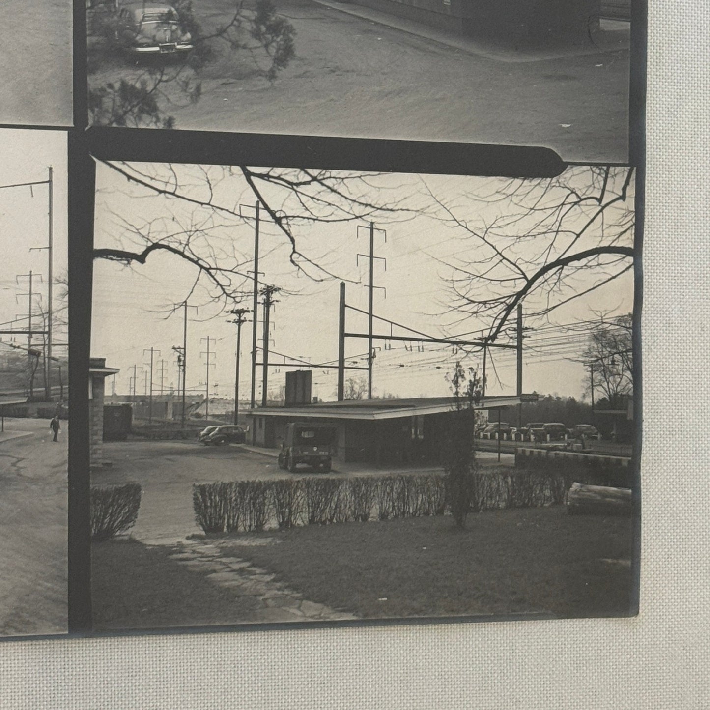 Vintage Pennsylvania Railroad Photo Contact Sheet Photograph Al Paul Lefton PRR
