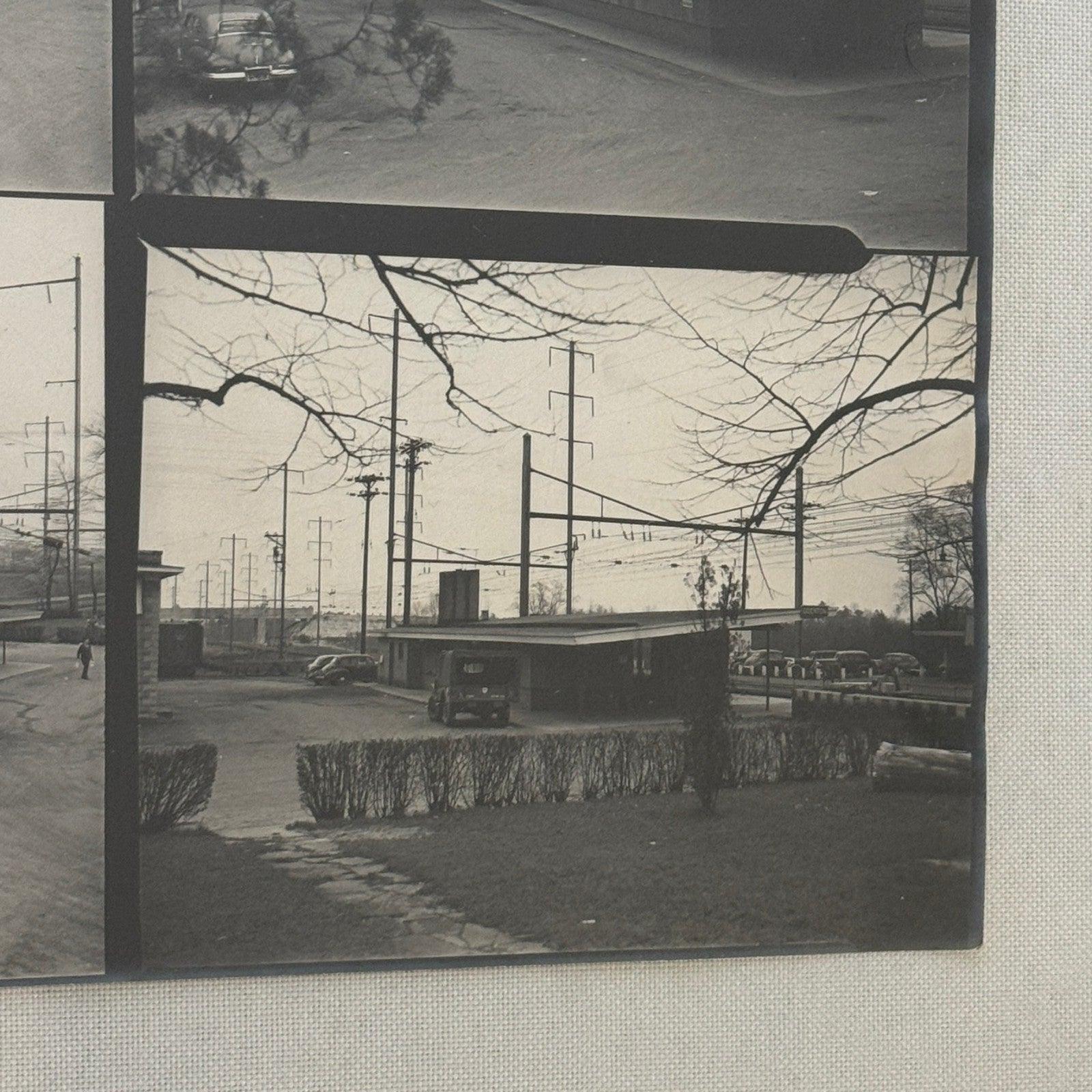 Vintage Pennsylvania Railroad Photo Contact Sheet Photograph Al Paul Lefton PRR