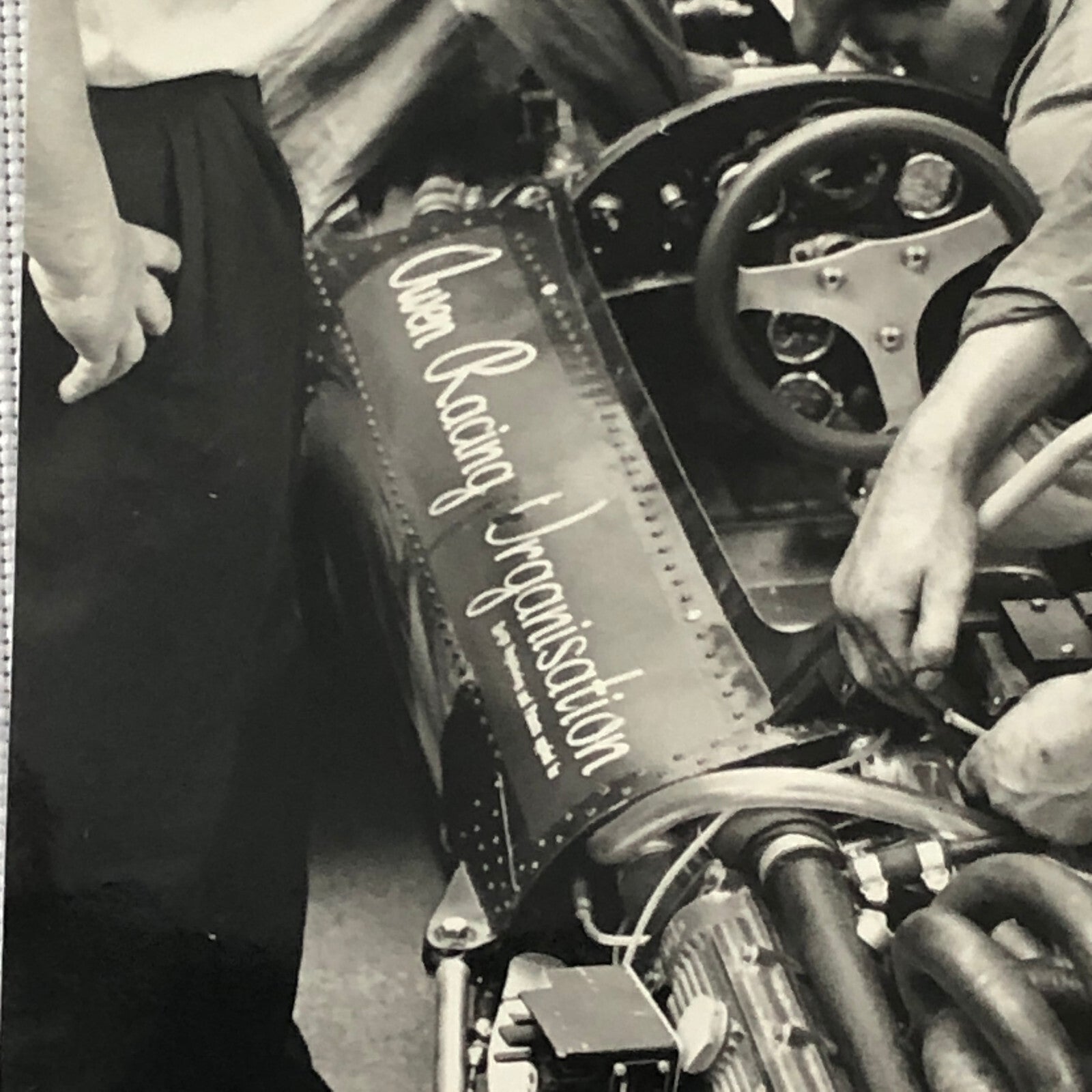 Vintage Racing Photo Photograph BRM Car Jos Reinhard Photographer