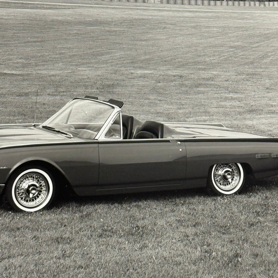 Vintage 1962 Ford Thunderbird Car Automobile Photo Photograph Modern Print