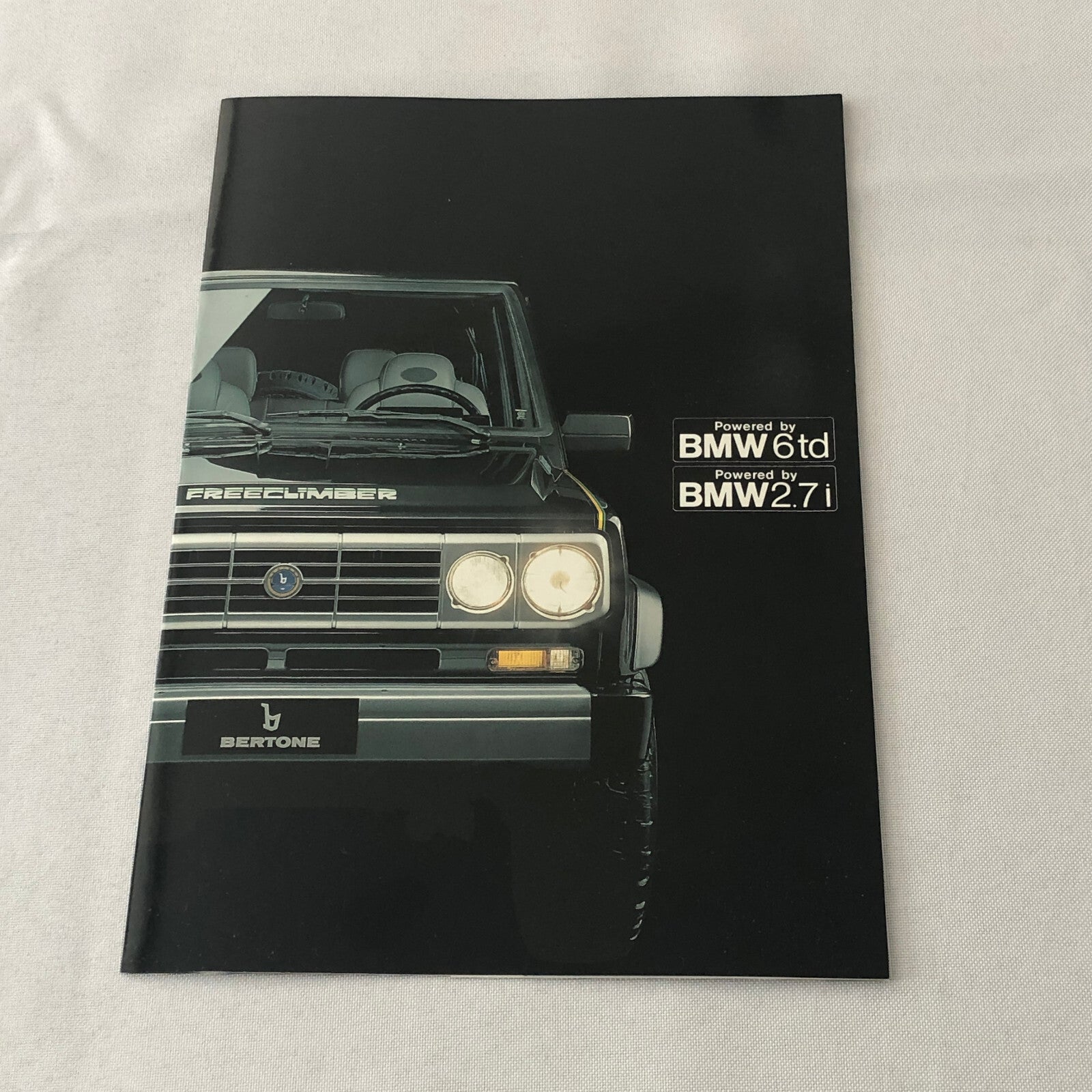 1991 Bertone Freeclimber SUV Sales Brochure BMW Engine Bertone Free Climber