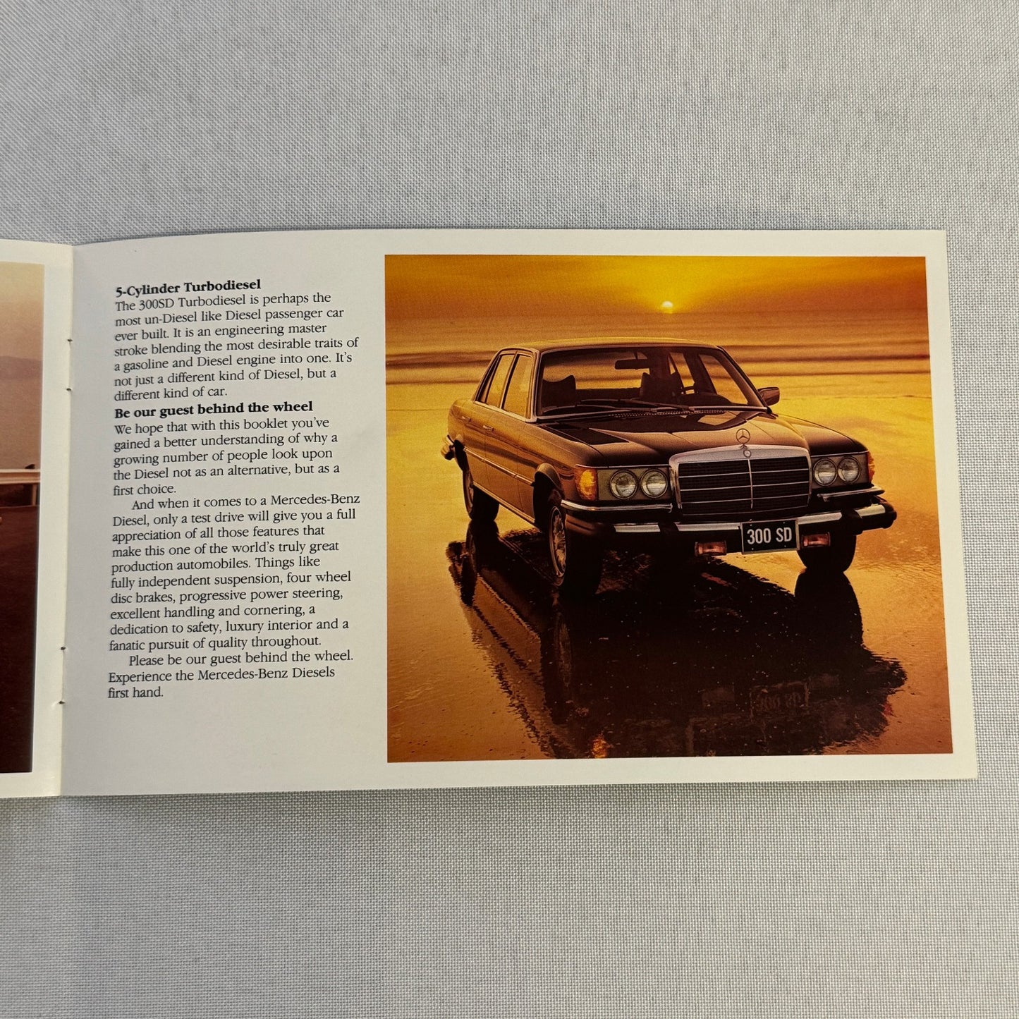 1979 Mercedes Benz Diesel Car Sales Brochure Catalog 240D 300D 300TD Wagon 300SD