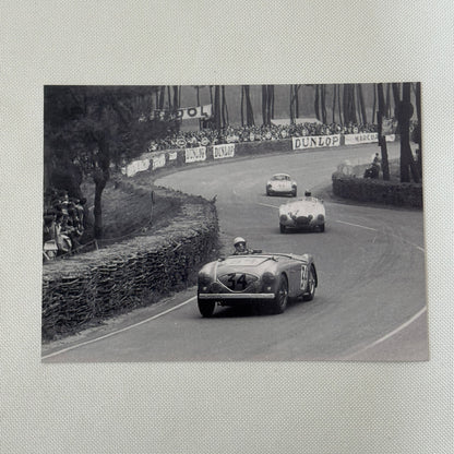 1953 LeMans Racing Photograph Photo Healey 100 OSCA MT4 Porsche 550 Modern