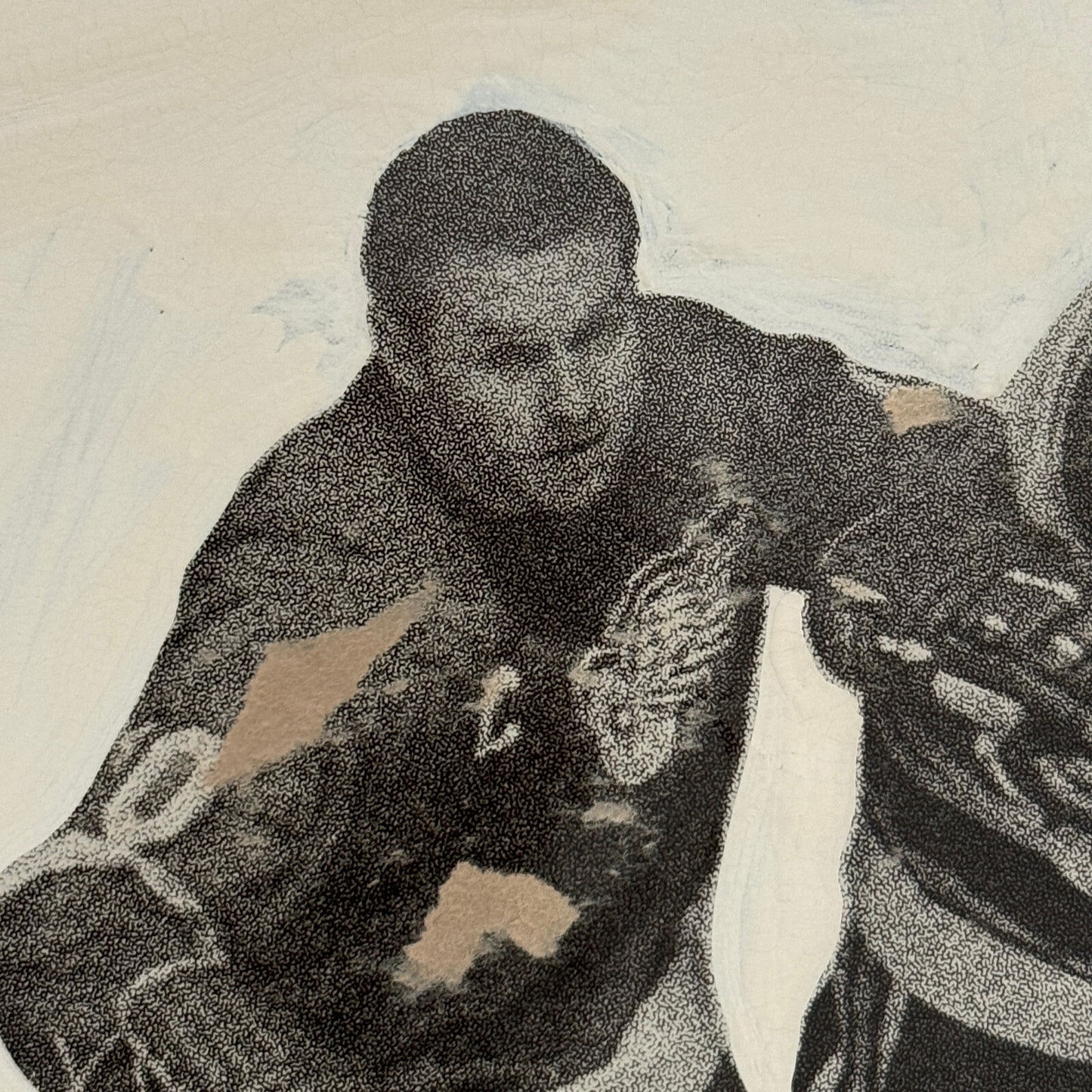Hockey Player Photo Photograph Vintage Mockup Alex Delvecchio Doug Harvey
