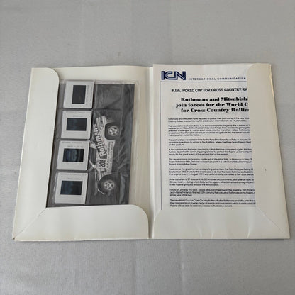 Rothmans Mitsubishi Pajero Rally Rallye Racing Press Kit 1993 FIA Cross Country