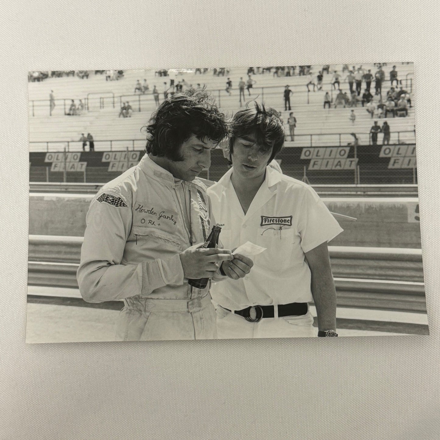 Vintage Racing Photo 1972 Rome Grand Prix Howden Ganley Motorsport Photograph