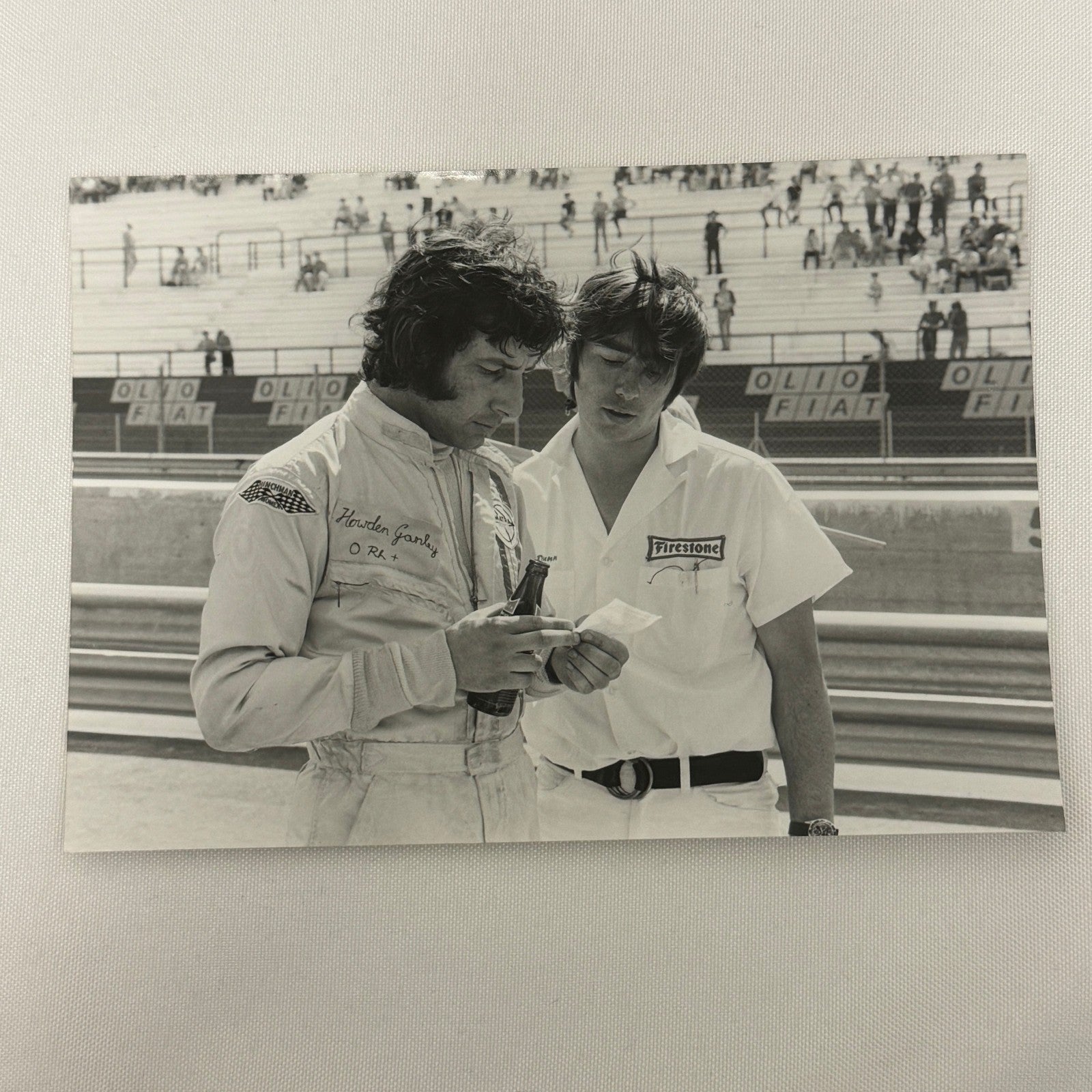 Vintage Racing Photo 1972 Rome Grand Prix Howden Ganley Motorsport Photograph