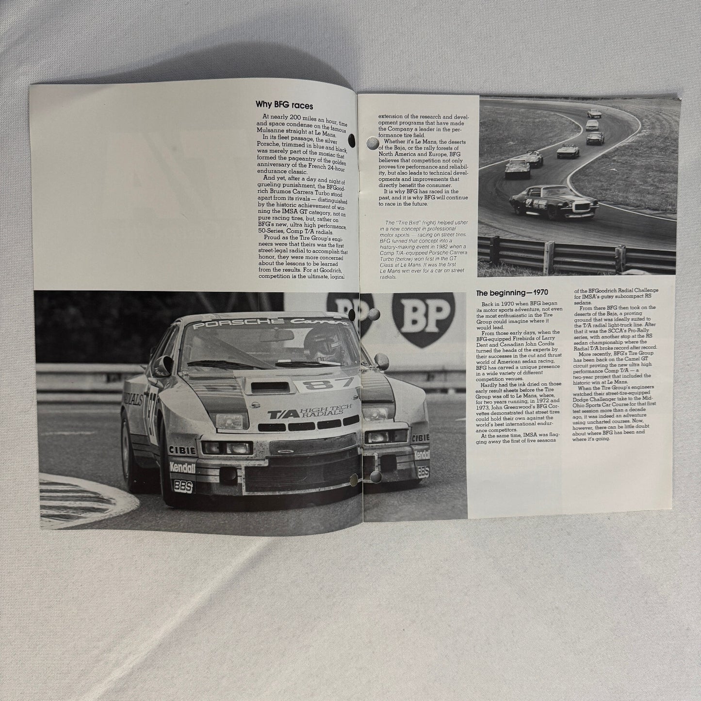 BF Goodrich Tire RACING Sales Brochure Catalog Baja 1000 IMSA LeMans Rally