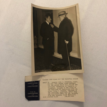 Press Photo Photograph FDR President Franklin Roosevelt Inauguration 1933