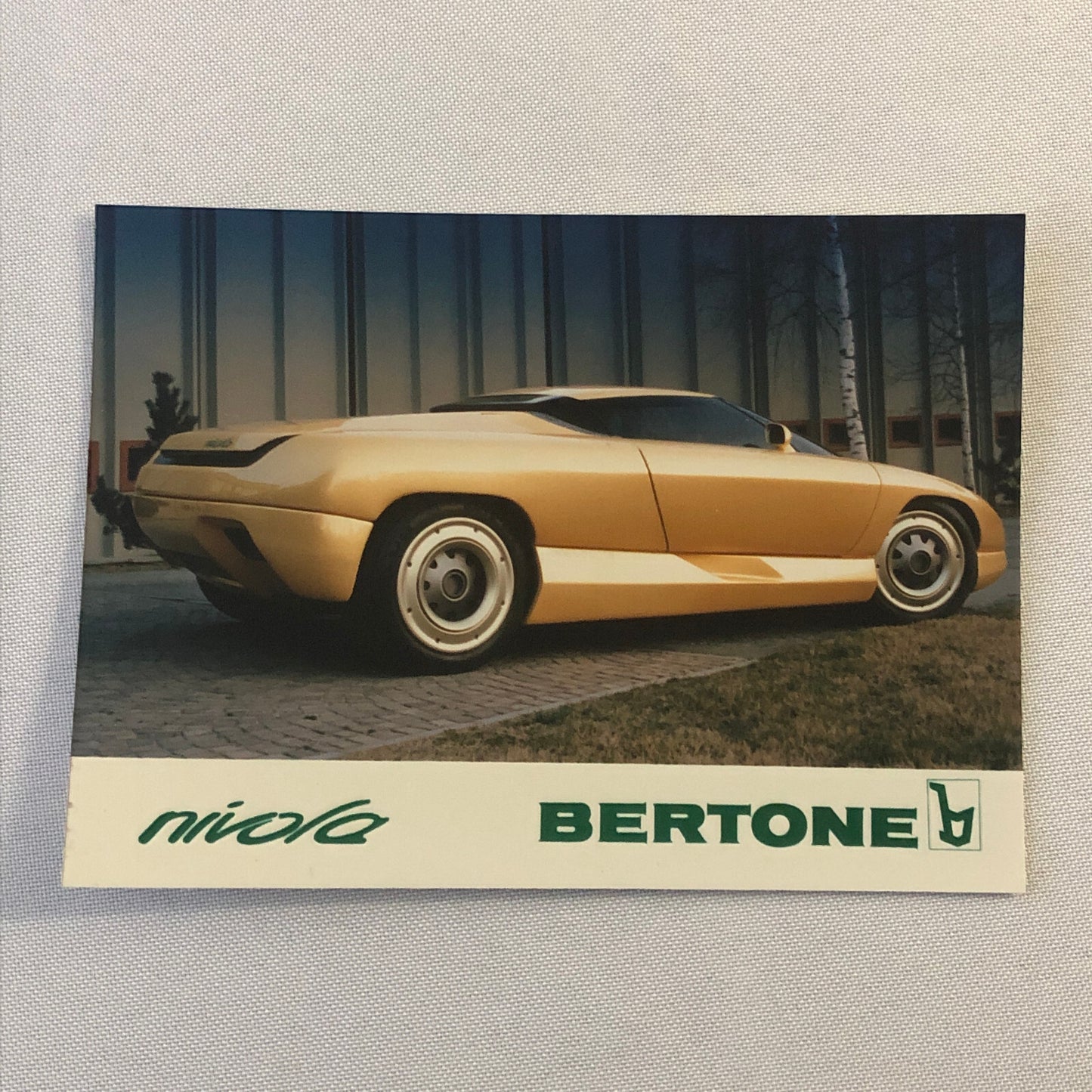 Bertone Nivola Concept Car Factory Press Photo Photograph Print Lot of 4