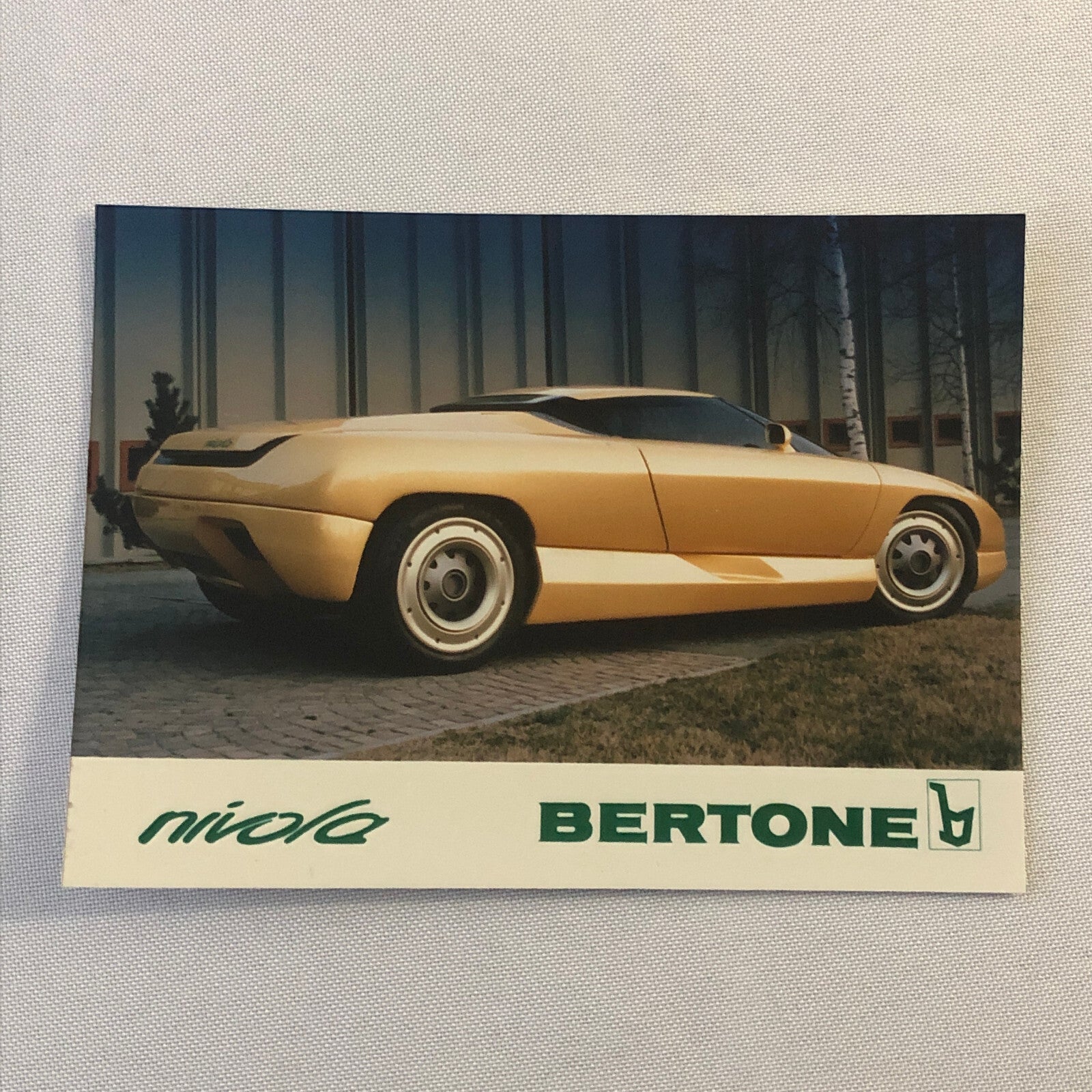 Bertone Nivola Concept Car Factory Press Photo Photograph Print Lot of 4