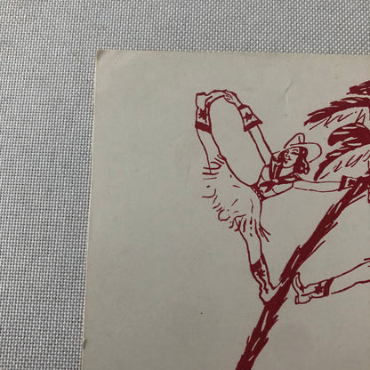 Circus Acrobat Bicycle Act Les 4 Novello Postcard Post Card Vintage