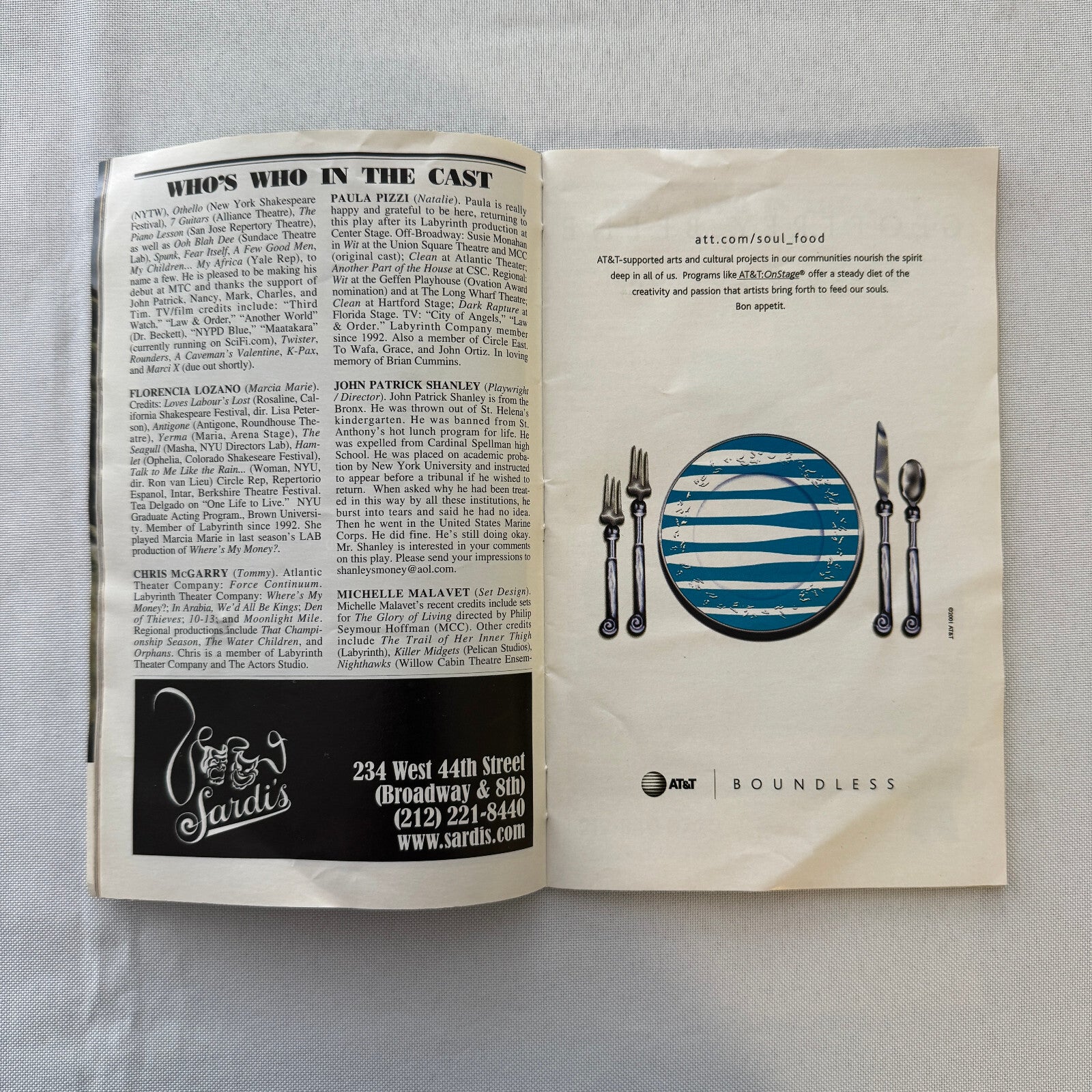 Where's My Money Signed Playbill Autographed Program David Deblinger 2001