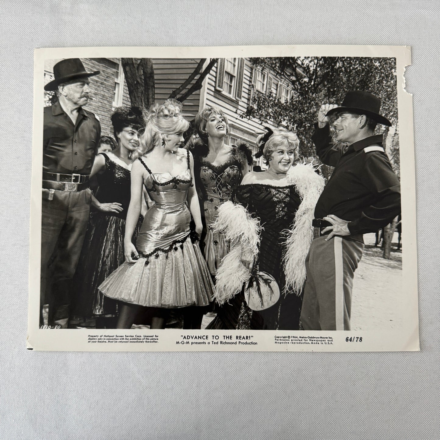 Vintage Movie Still Photo Photograph Advance to the Rear 1964