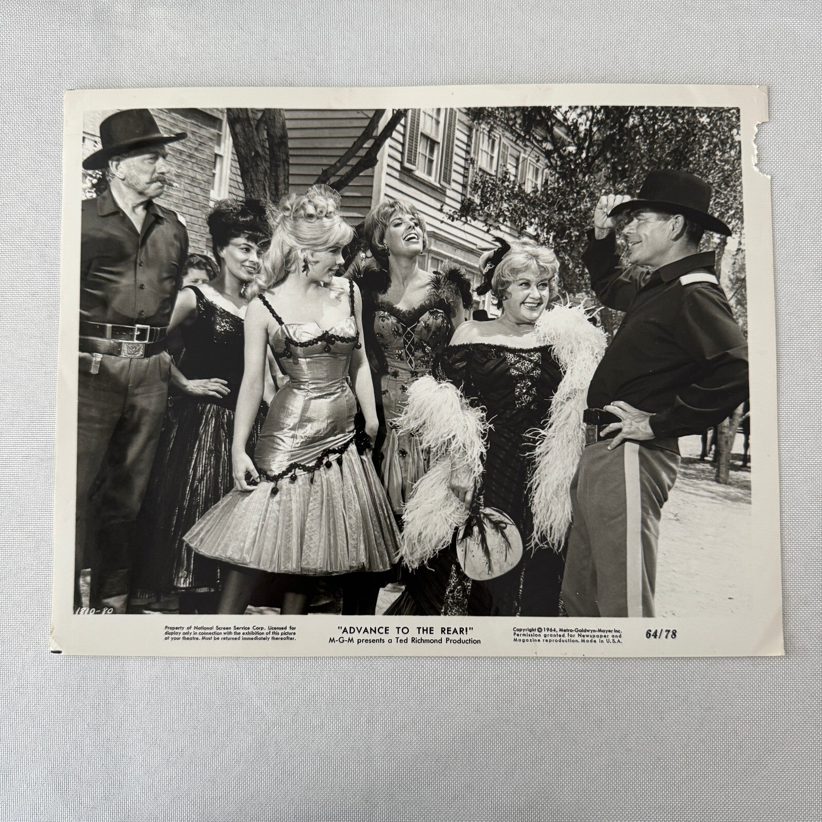 Vintage Movie Still Photo Photograph Advance to the Rear 1964