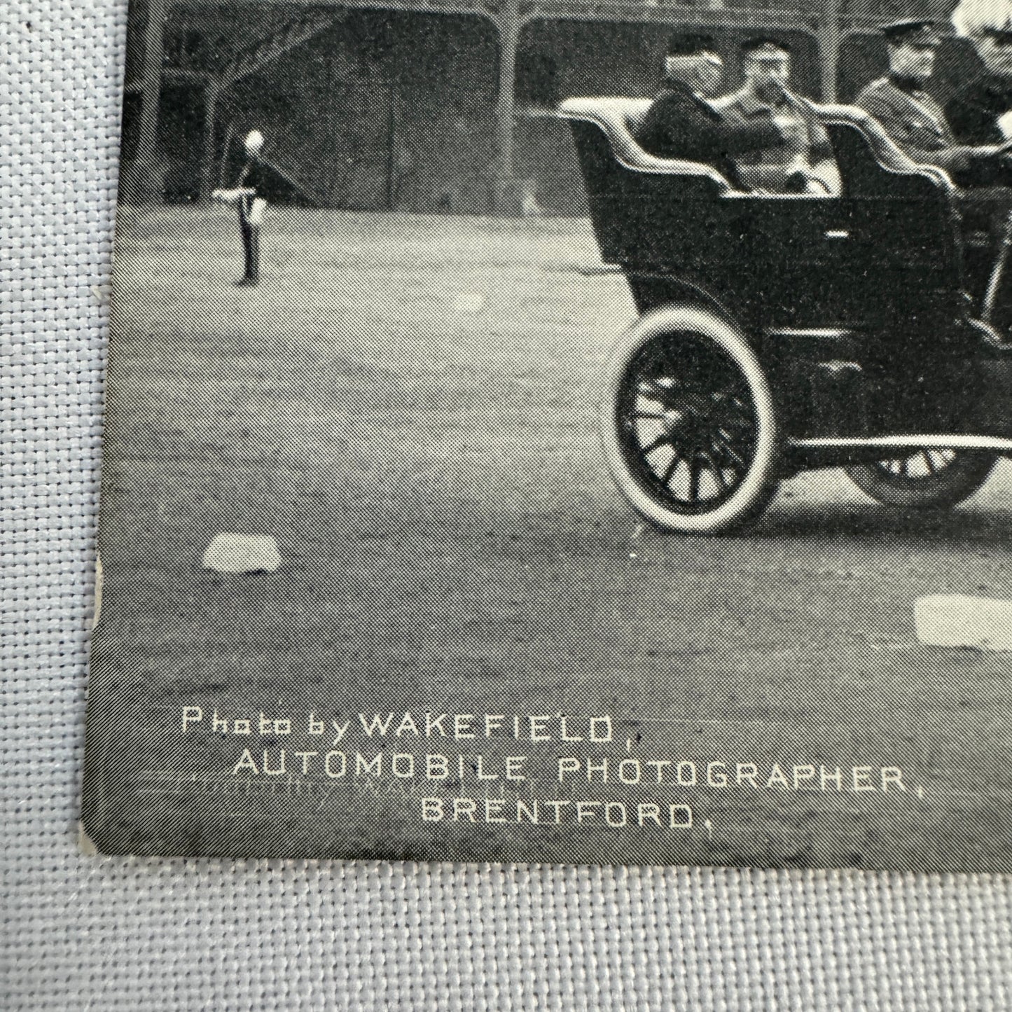 Prince of Wales ArchdukeFrederick of Austria Car Automobile Postcard Post Card