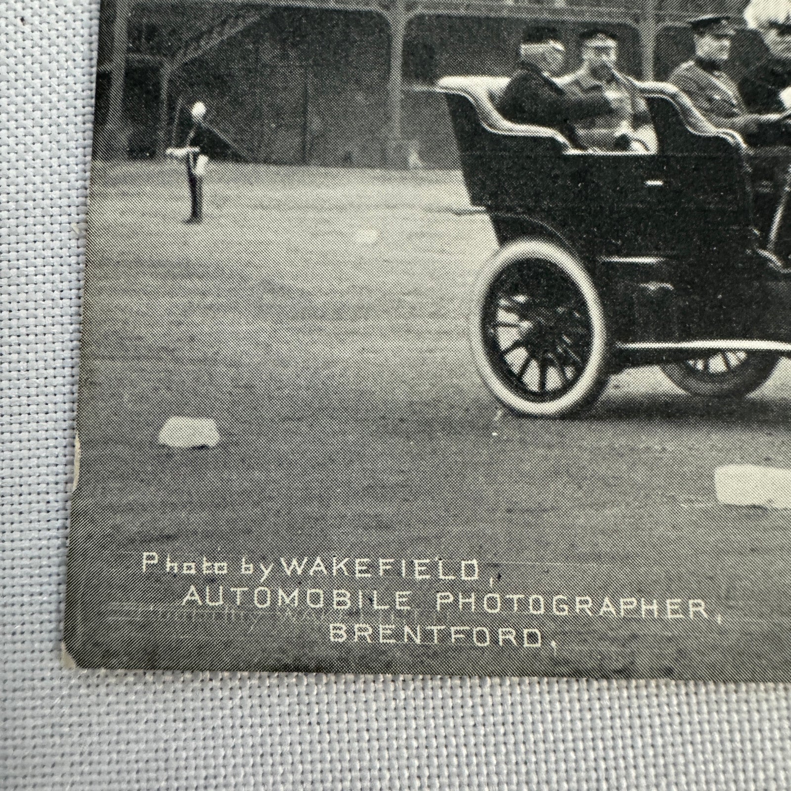 Prince of Wales ArchdukeFrederick of Austria Car Automobile Postcard Post Card