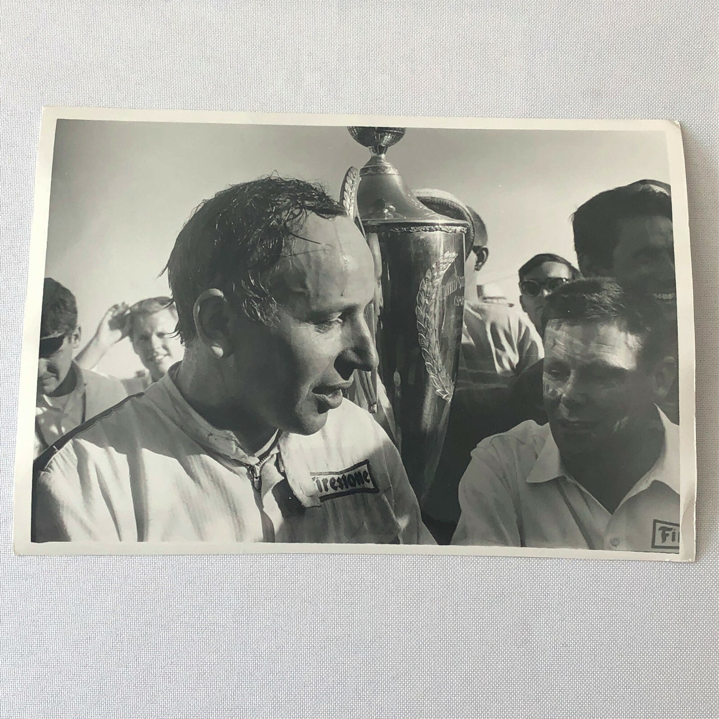 Vintage John Surtees at Riverside CanAm Victory Photo Photograph Bernard CAHIER