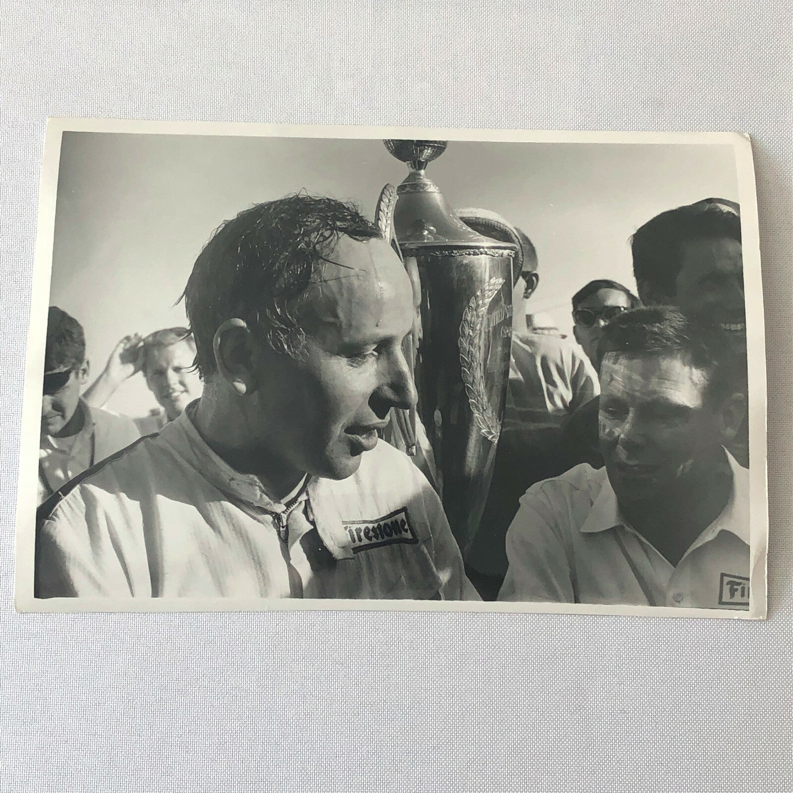 Vintage John Surtees at Riverside CanAm Victory Photo Photograph Bernard CAHIER