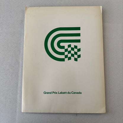 1984 Labatt Montreal Canadian Grand Prix F1 Formula One Press Kit Brochure