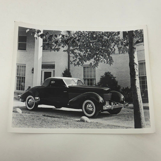 Vintage 1936 Cord Car Automobile Photo Photograph Modern Print