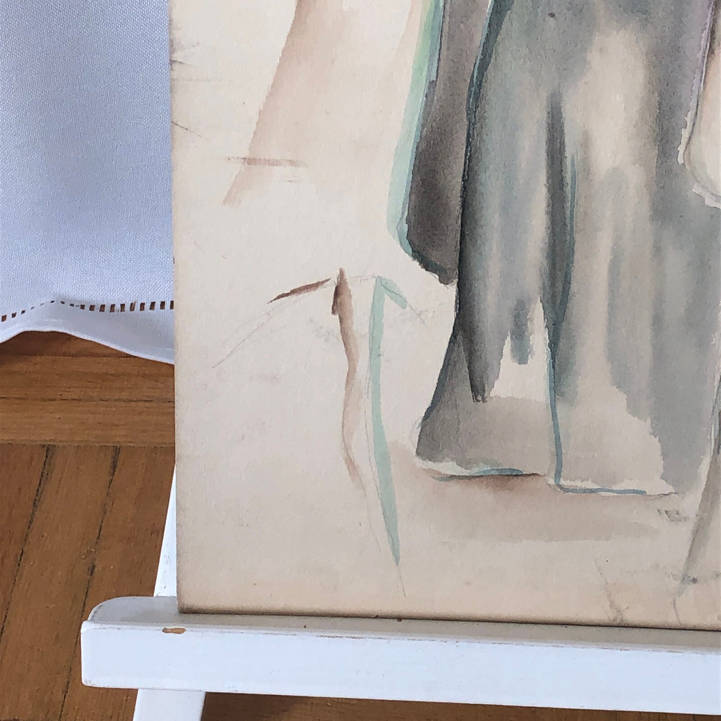 Vintage Painting Art Artwork Artist Arthur E Sudler Nude Woman Figures