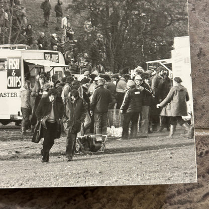 1980 RAC Rally Rallye Car Racing Photo Photograph Citroen 2CV Fish & Chips Truck
