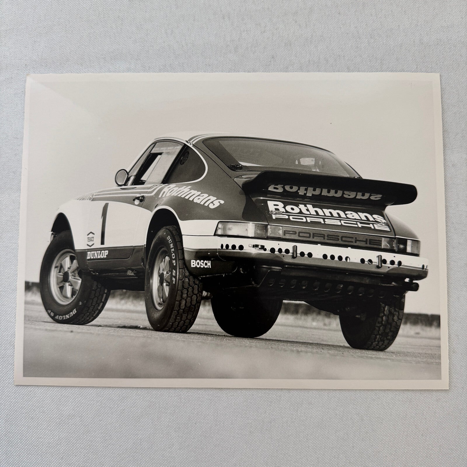 Rothmans Racing Porsche 911 Rally Safari Car Photo Photograph Print Vintage