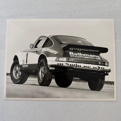 Rothmans Racing Porsche 911 Rally Safari Car Photo Photograph Print Vintage